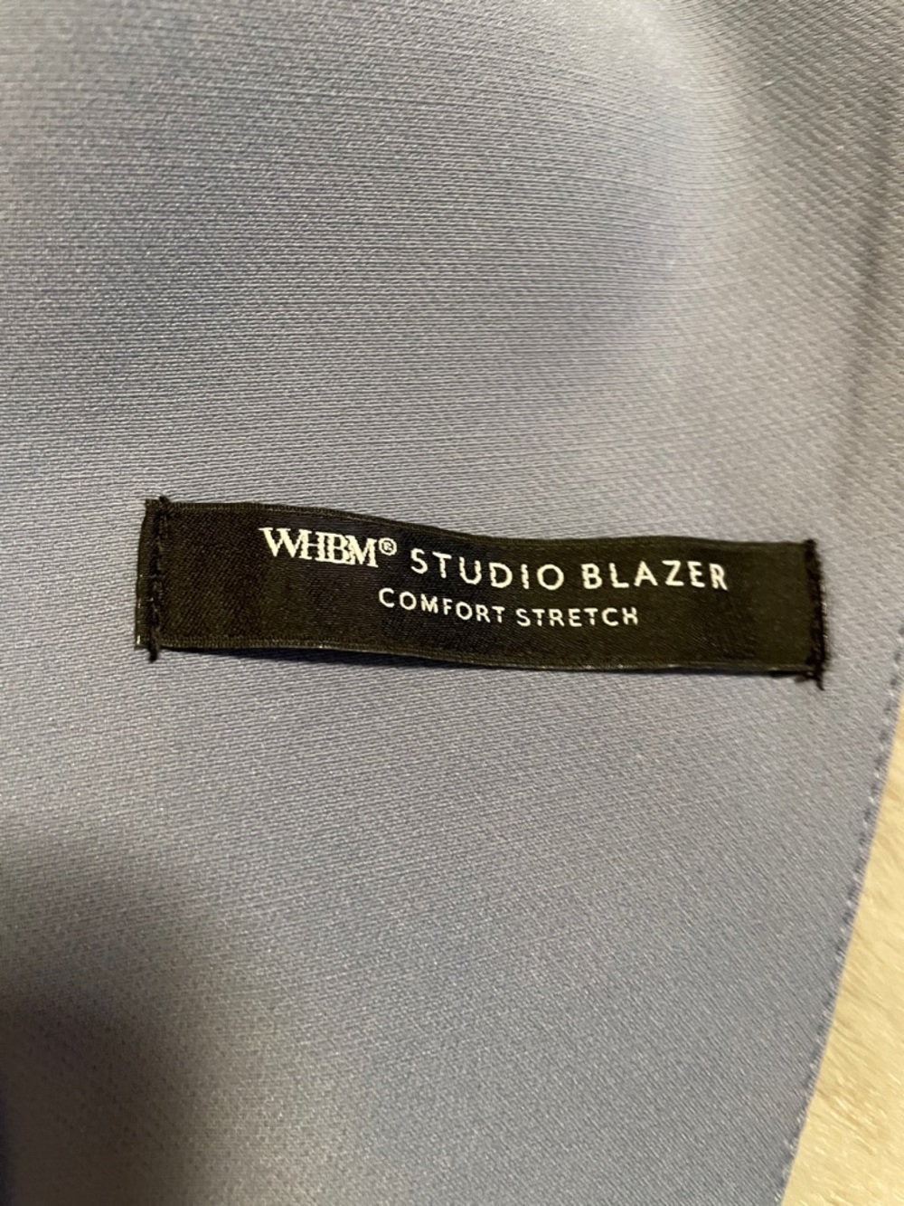 White House Black Market Double-Breasted Periwinkle Studio Blazer NWOT size 16 - Picture 9 of 11
